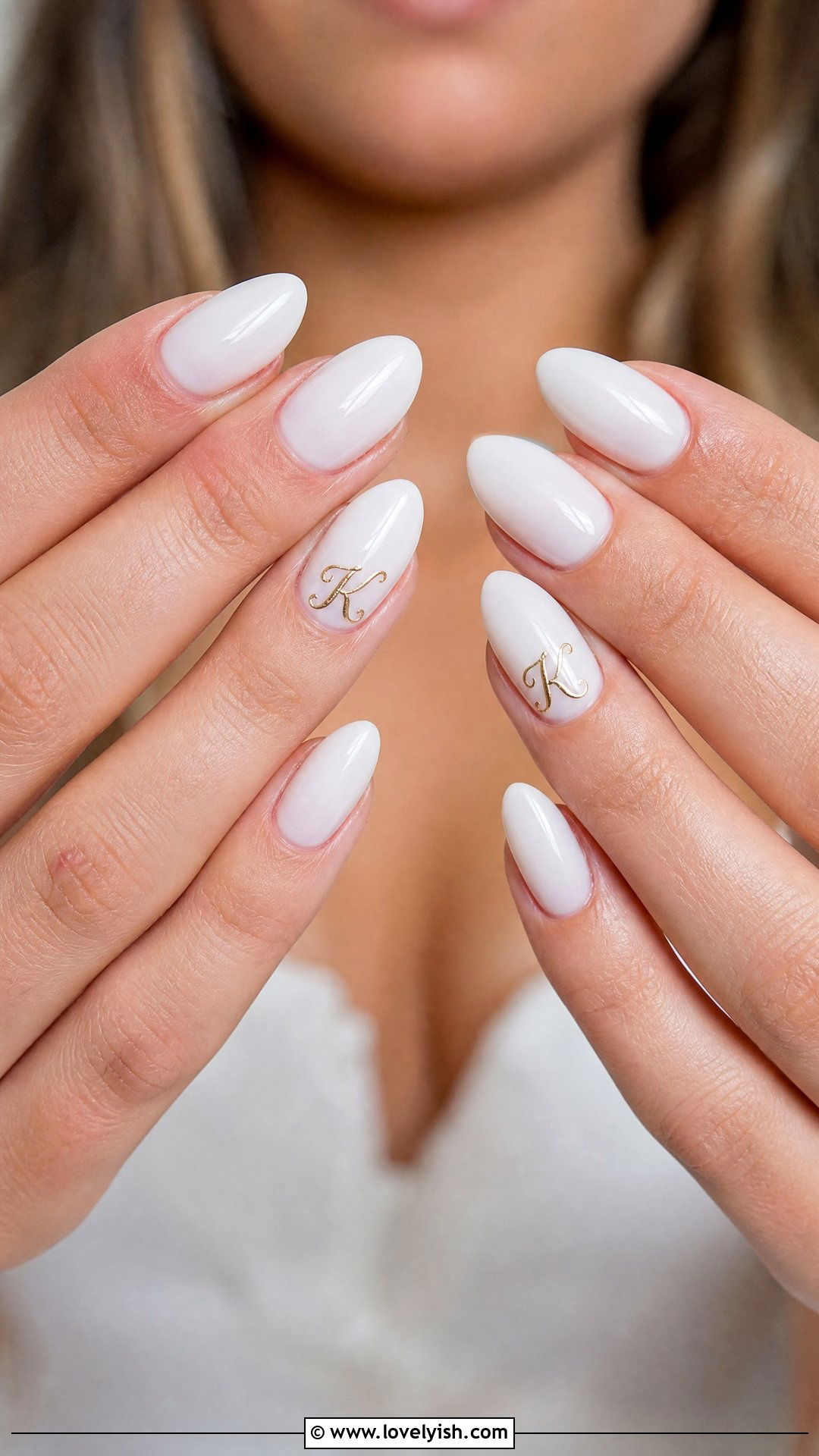 Initial Monogram Bridal Nails - 50 bridal nails - 50 bridal nails