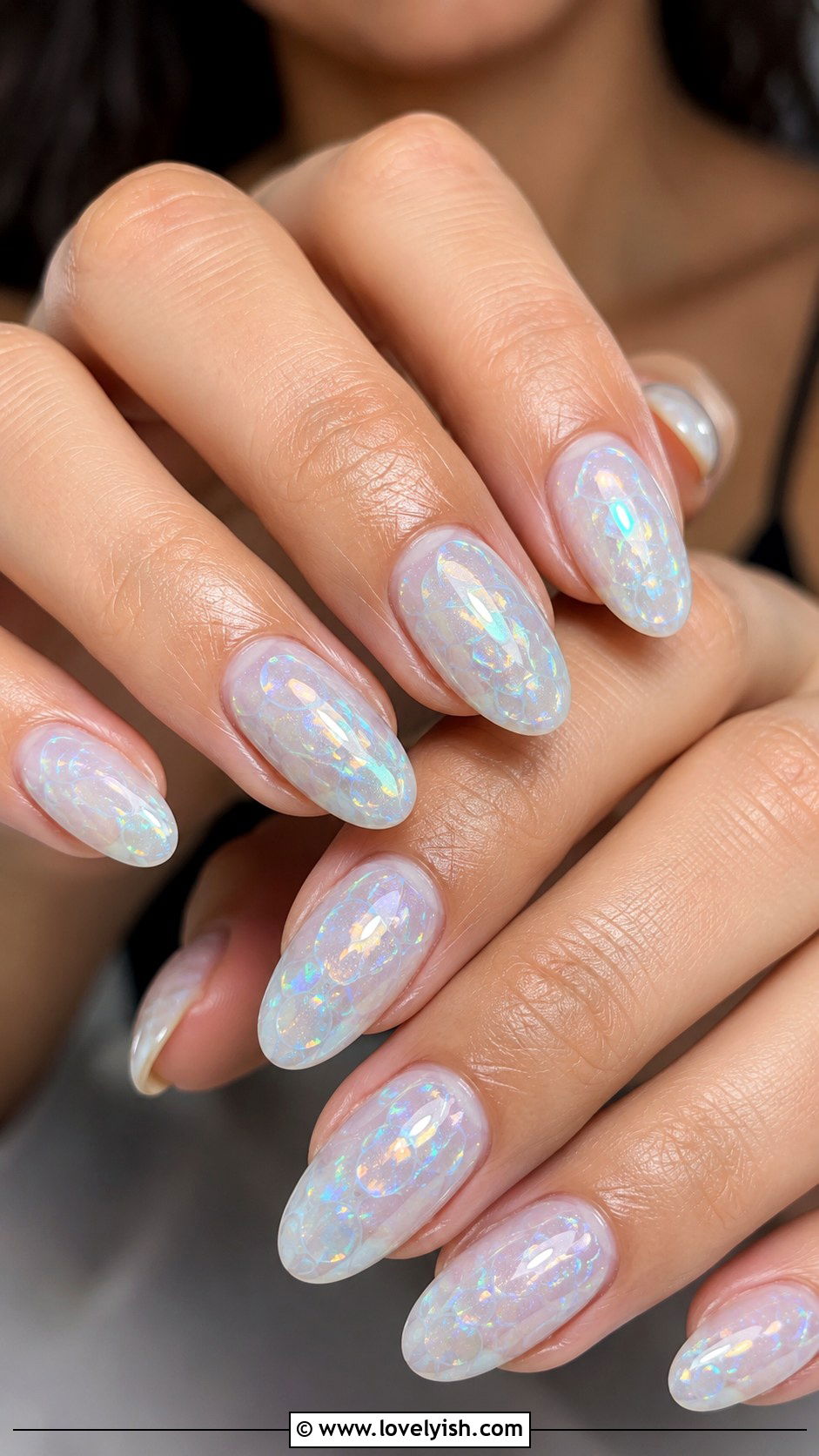 Iridescent Bubble Ocean Nails - 50 ocean nails - 50 ocean nails