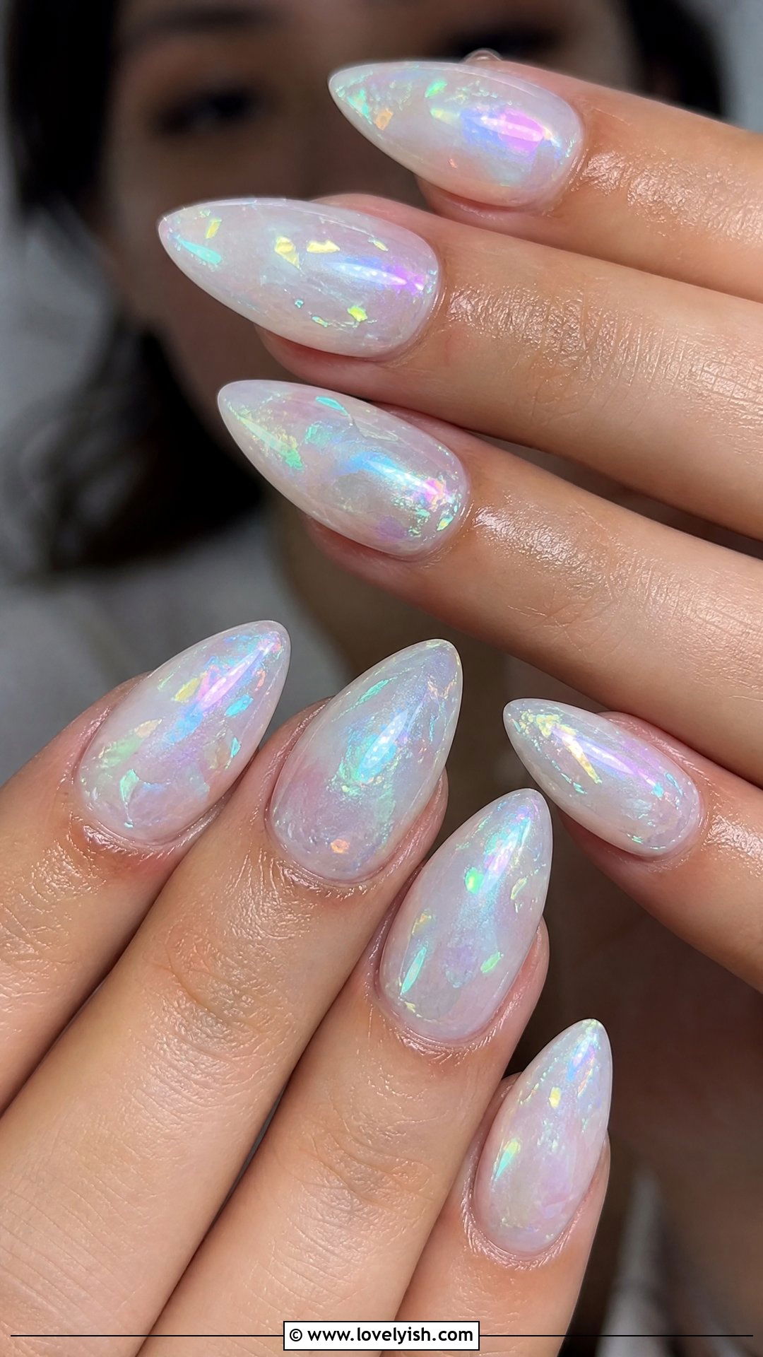 Iridescent Engagement Nails - 50 engagement nails - 50 engagement nails