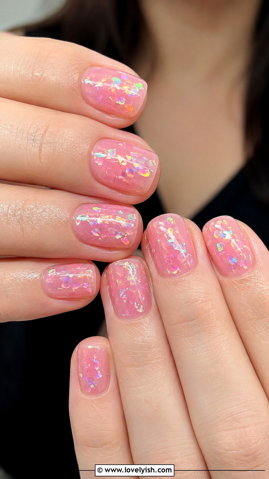 Iridescent Jelly Birthday Nails - 50 birthday nails - 50 birthday nails