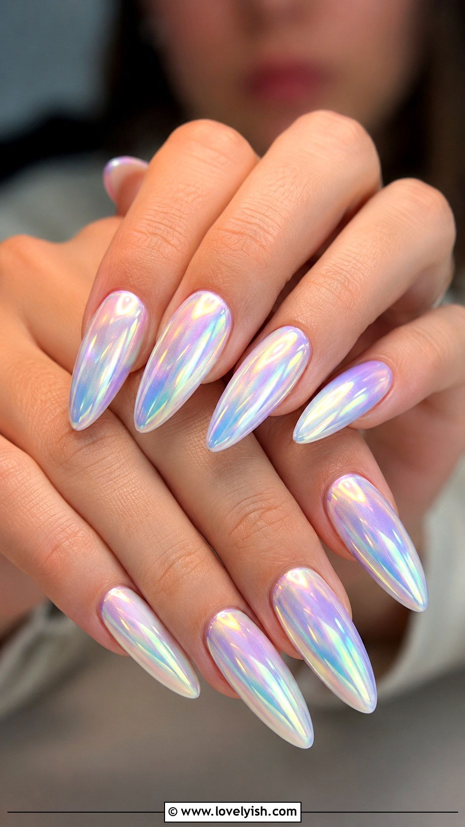 Iridescent Mermaid Nails - 34 nail design for summer - 34 nail design for summer
