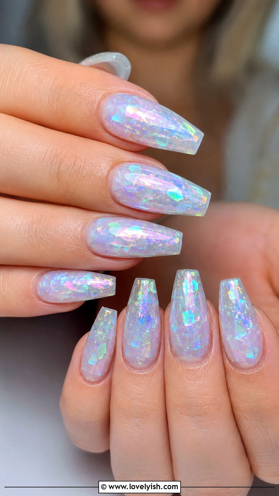 Iridescent Mermaid Nails - 50 pretty nails - 50 pretty nails