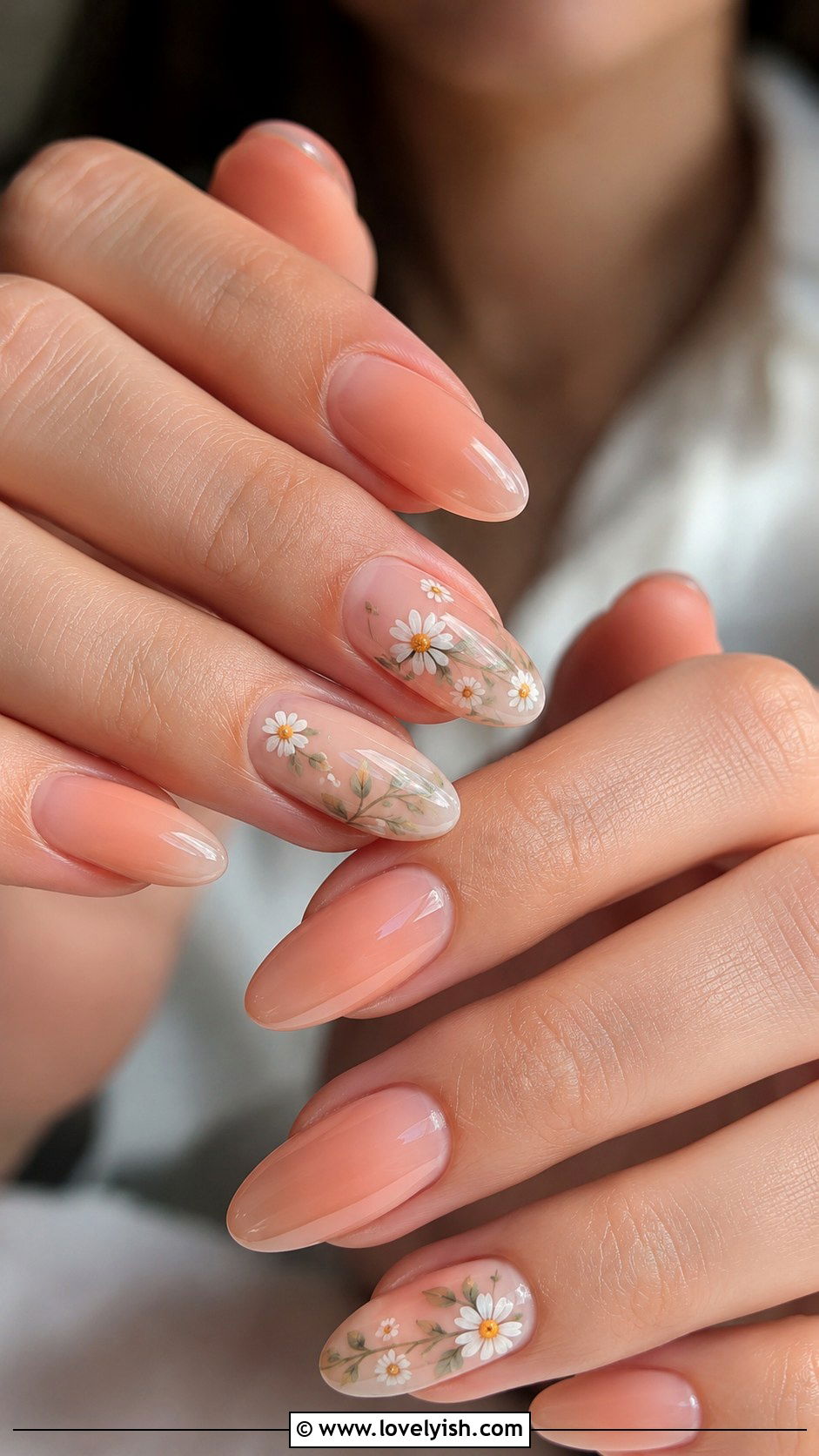 Jelly Nails with Floral Art - 50 jelly nails - 50 jelly nails