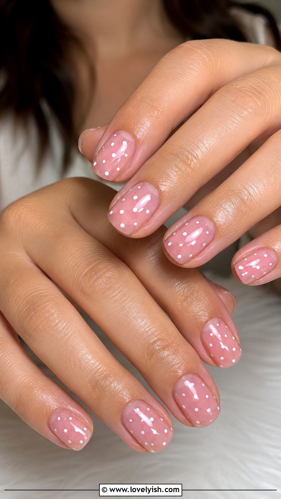 Jelly Nails with Polka Dots - 50 jelly nails - 50 jelly nails