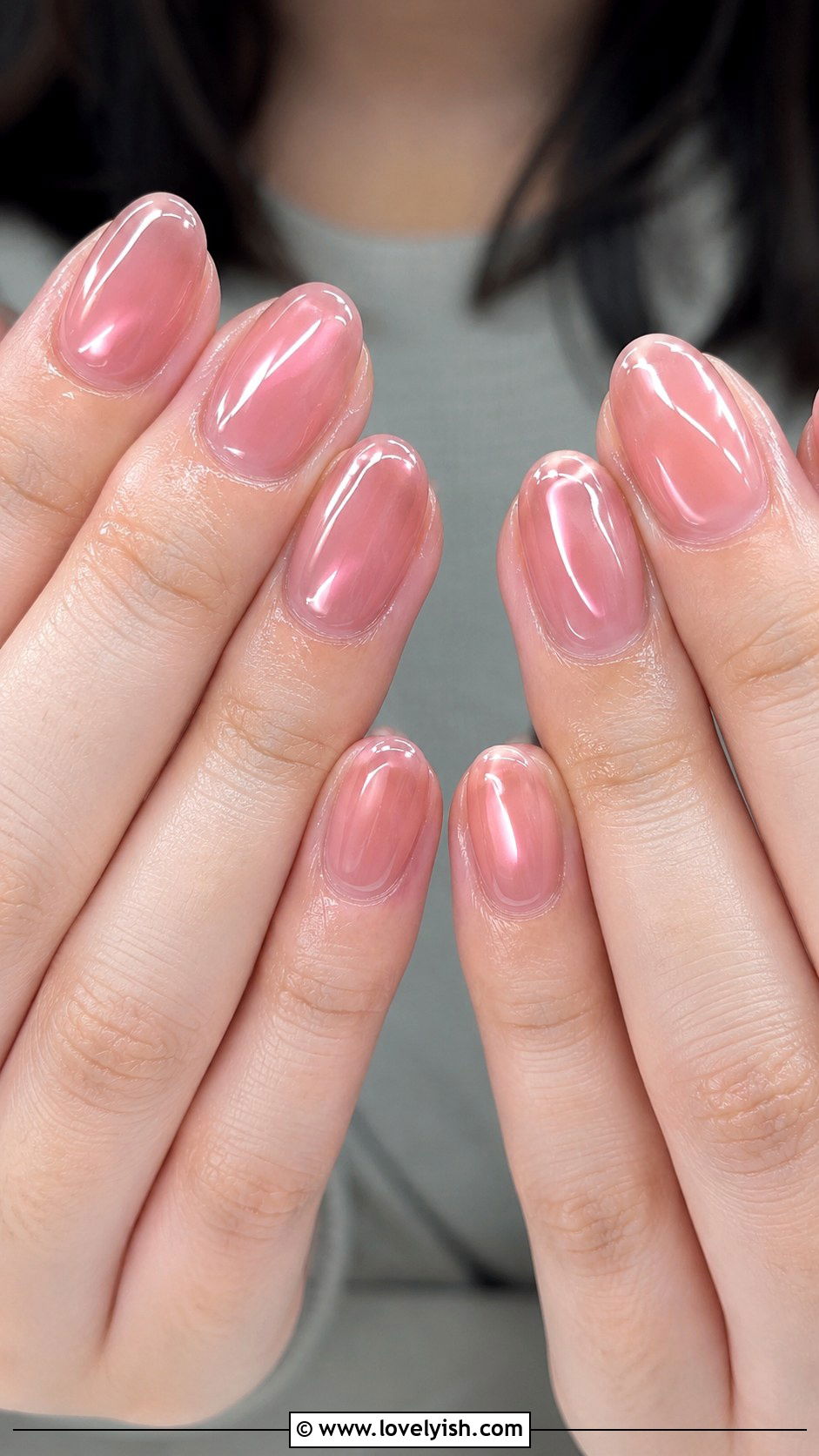 Jelly Pink Chrome Nails - 50 pink chrome nails - 50 pink chrome nails