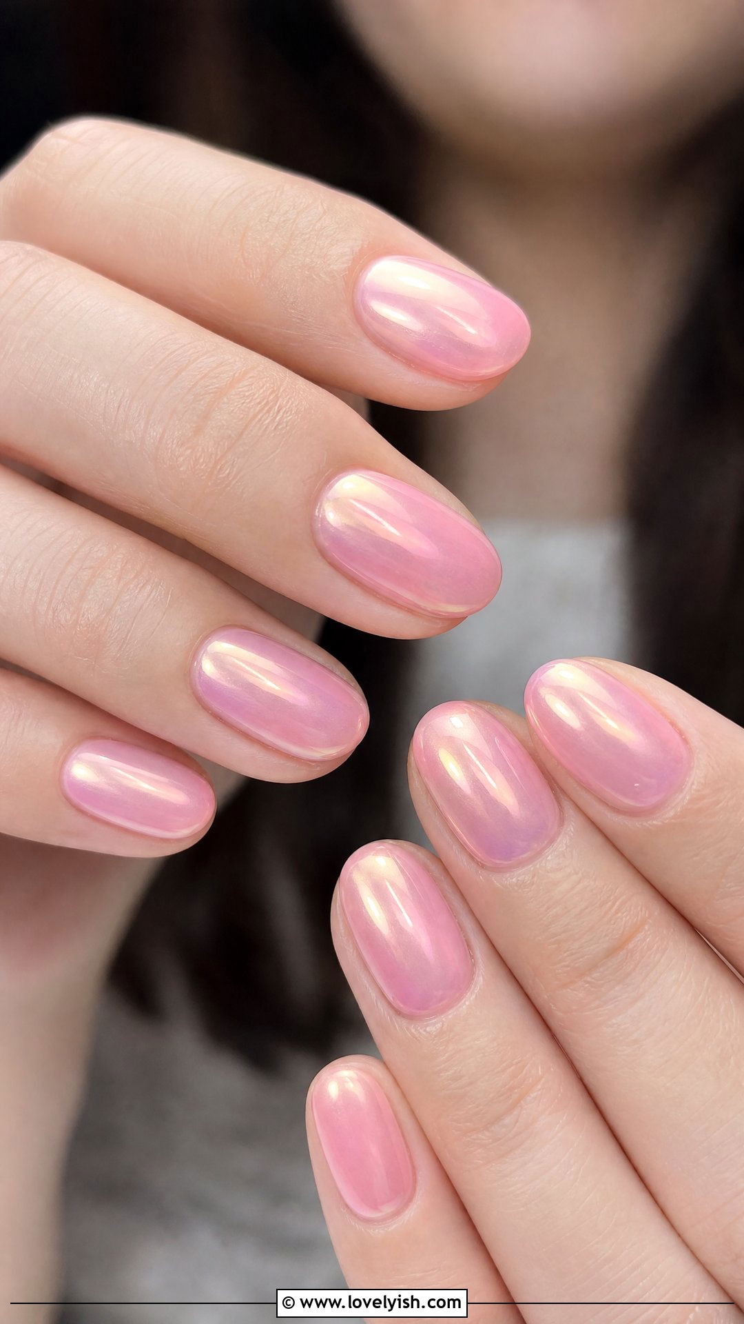 Jelly Pink Chrome Nails - 50 jelly pink nails - 50 jelly pink nails