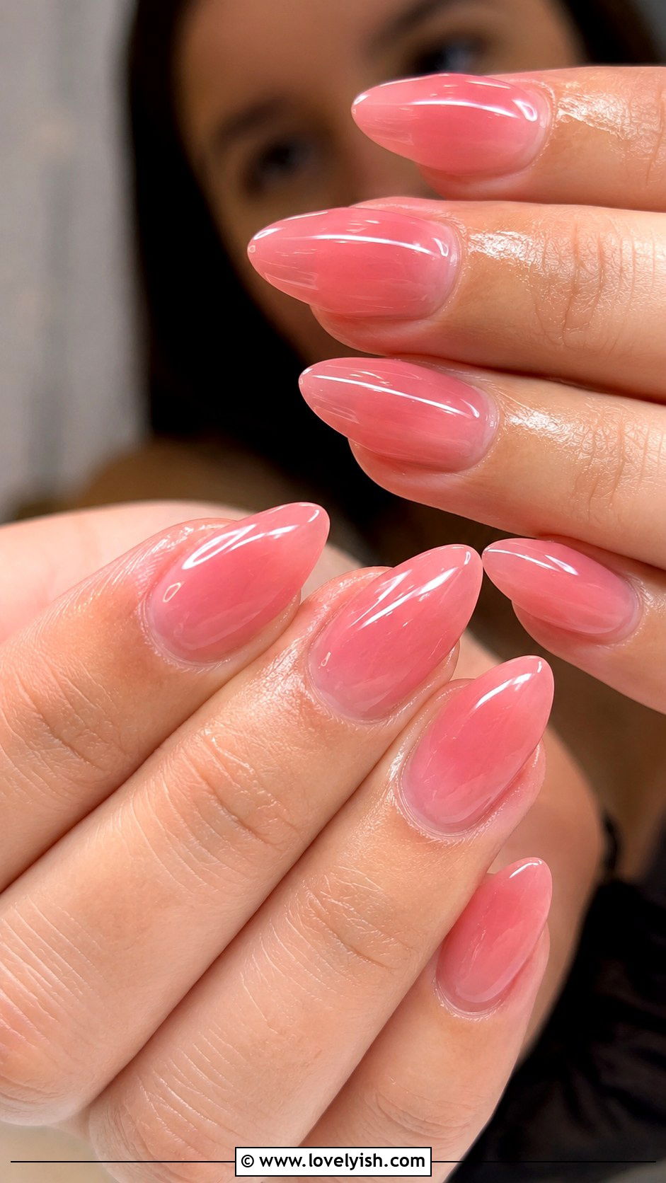Jelly Pink Gel X Nails - 25 gel x nail designs - 25 gel x nail designs