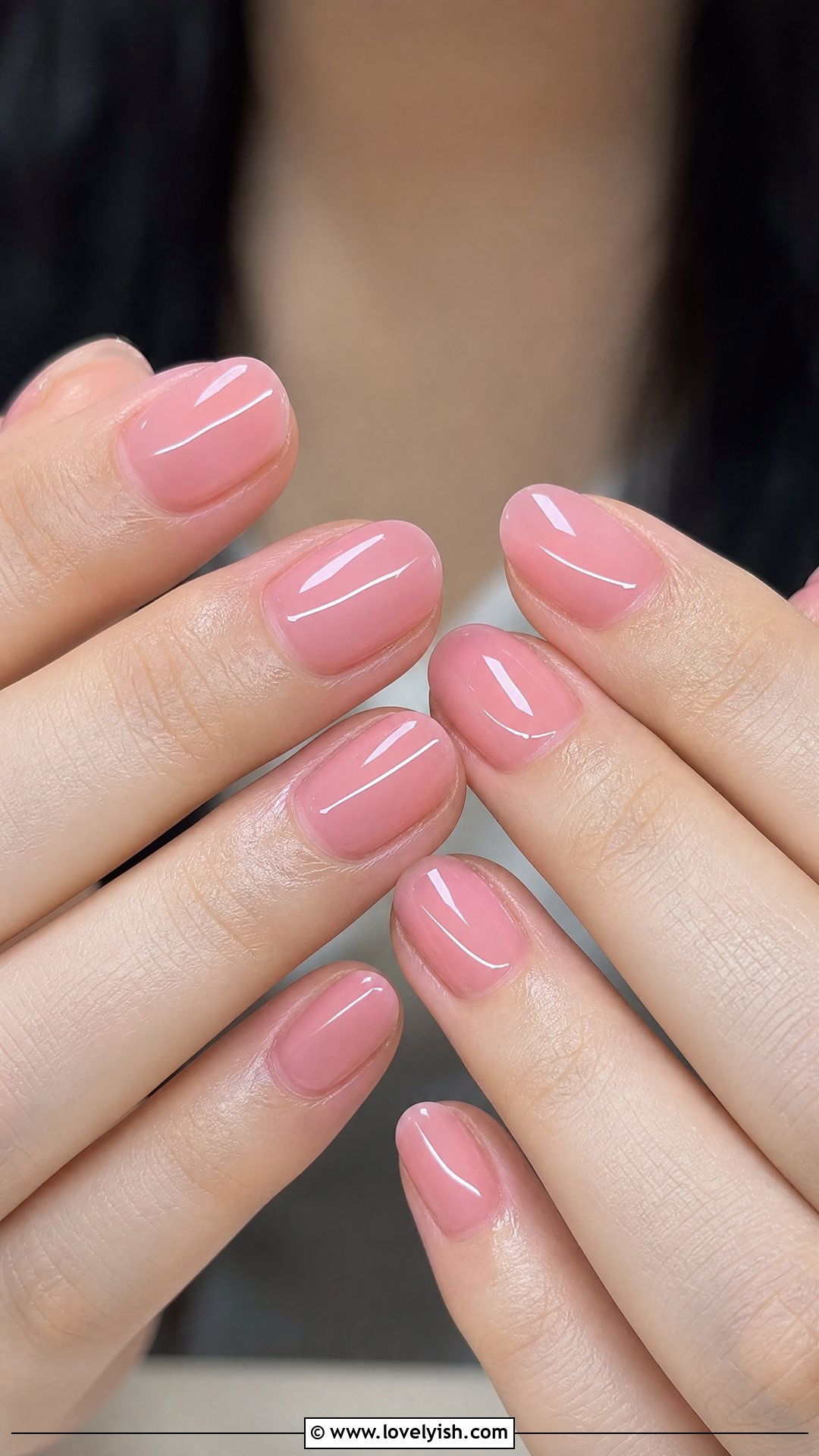 Jelly Pink Nails - 50 popular nail designs - 50 popular nail designs