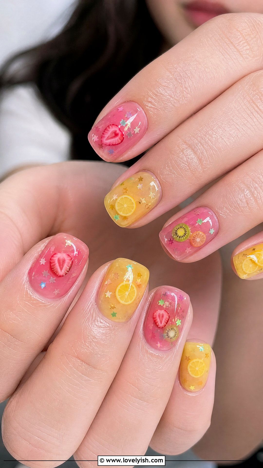 Jelly Translucent Nails - 50 crazy nail designs - 50 crazy nail designs