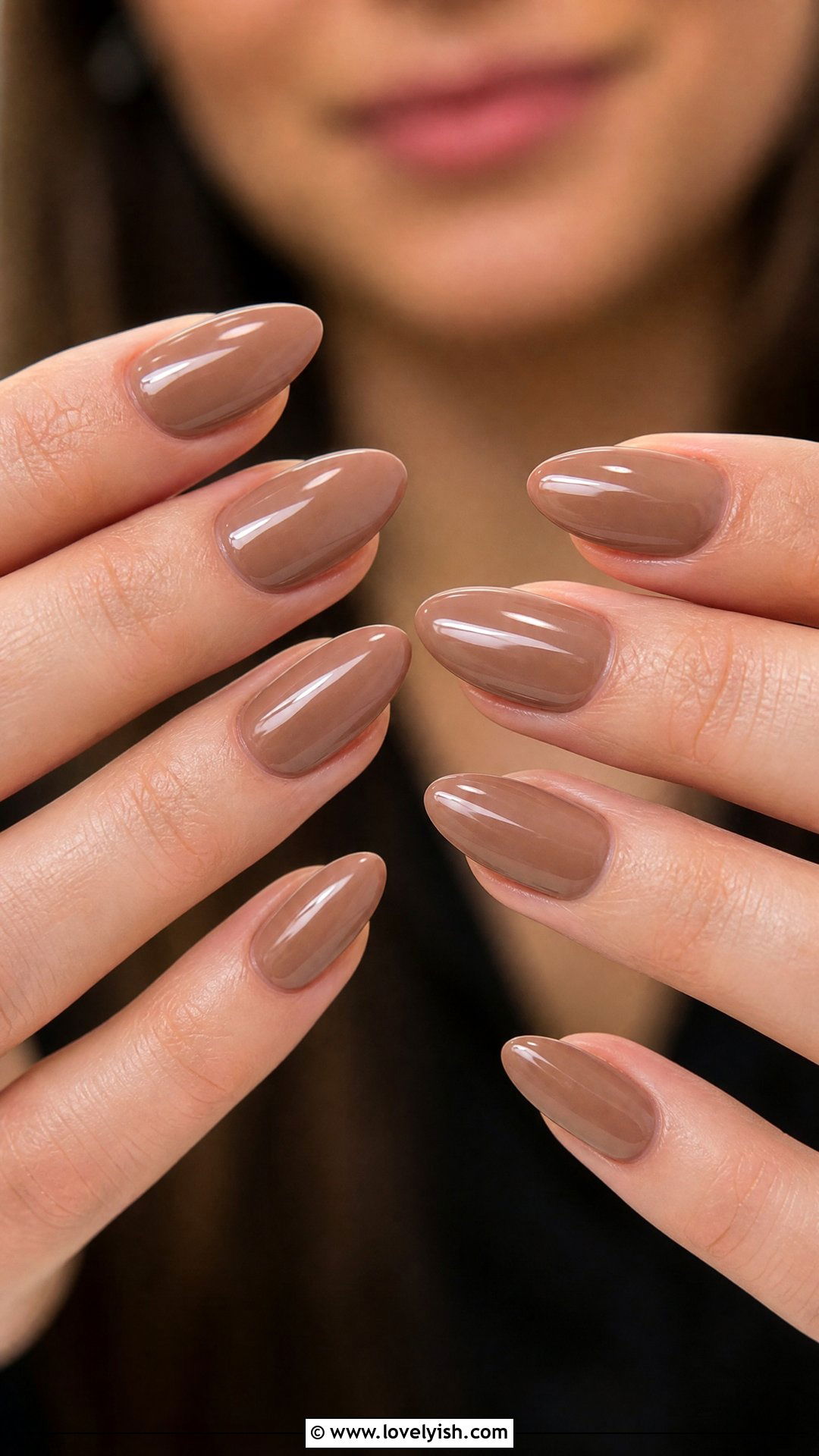 Latte Brown Nude Nails - 38 classy nail designs - 38 classy nail designs