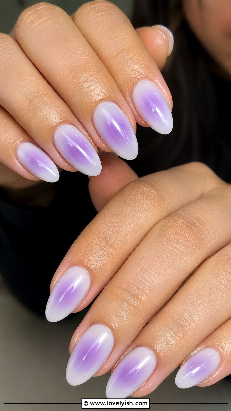 Lavender Aura Baddie Nails - 50 baddie nails - 50 baddie nails