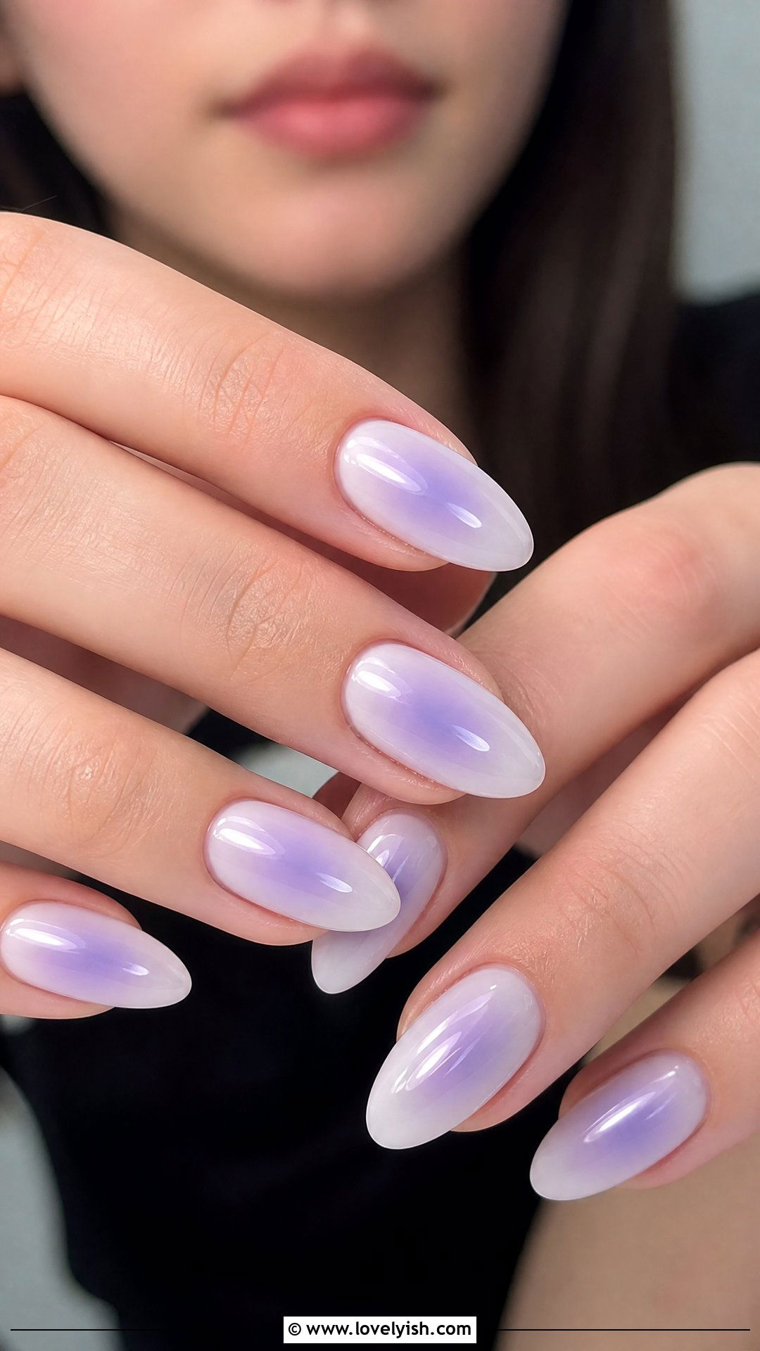 Lavender Aura Nails - 50 cute spring nail designs - 50 cute spring nail designs