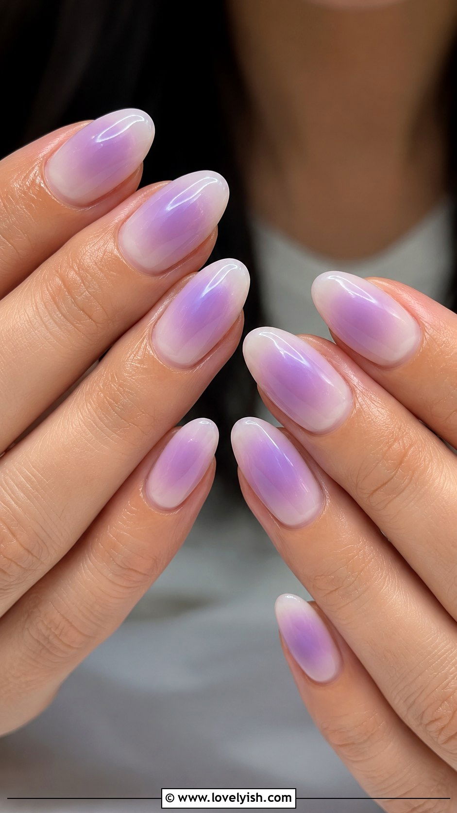 Lavender Aura Nails - 50 pretty nails - 50 pretty nails