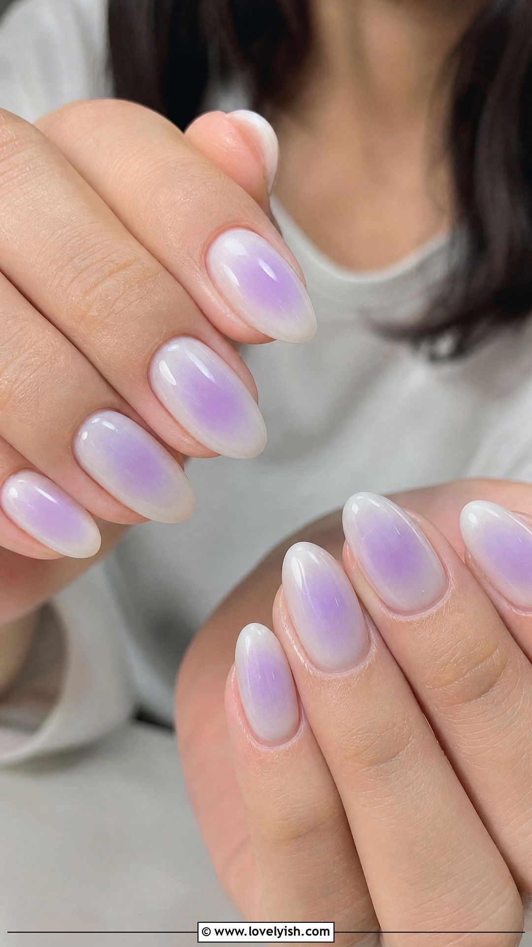 Lavender Aura Nails - 50 cute nails - 50 cute nails