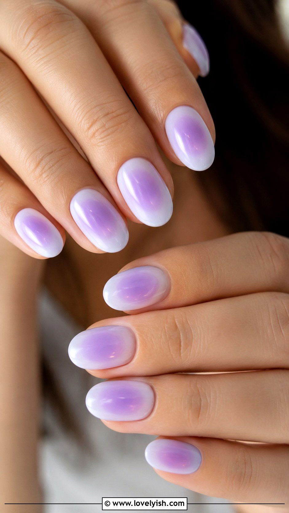 Lavender Aura Prom Nails - 50 prom nails - 50 prom nails