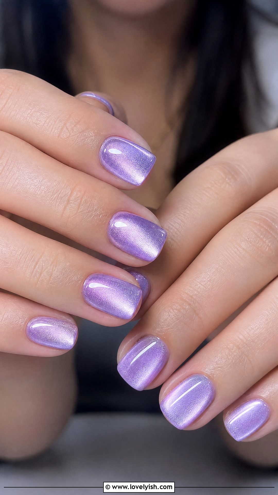 Lavender Cat Eye Nails - 25 cat eye nails design ideas - 25 cat eye nails design ideas