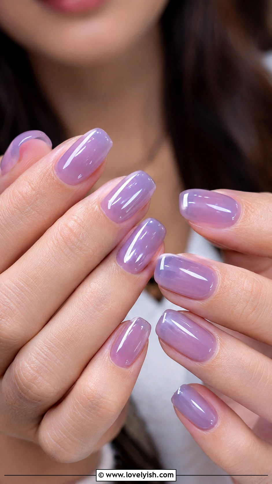 Lavender Jelly Nails - 25 lavender nail designs - 25 lavender nail designs