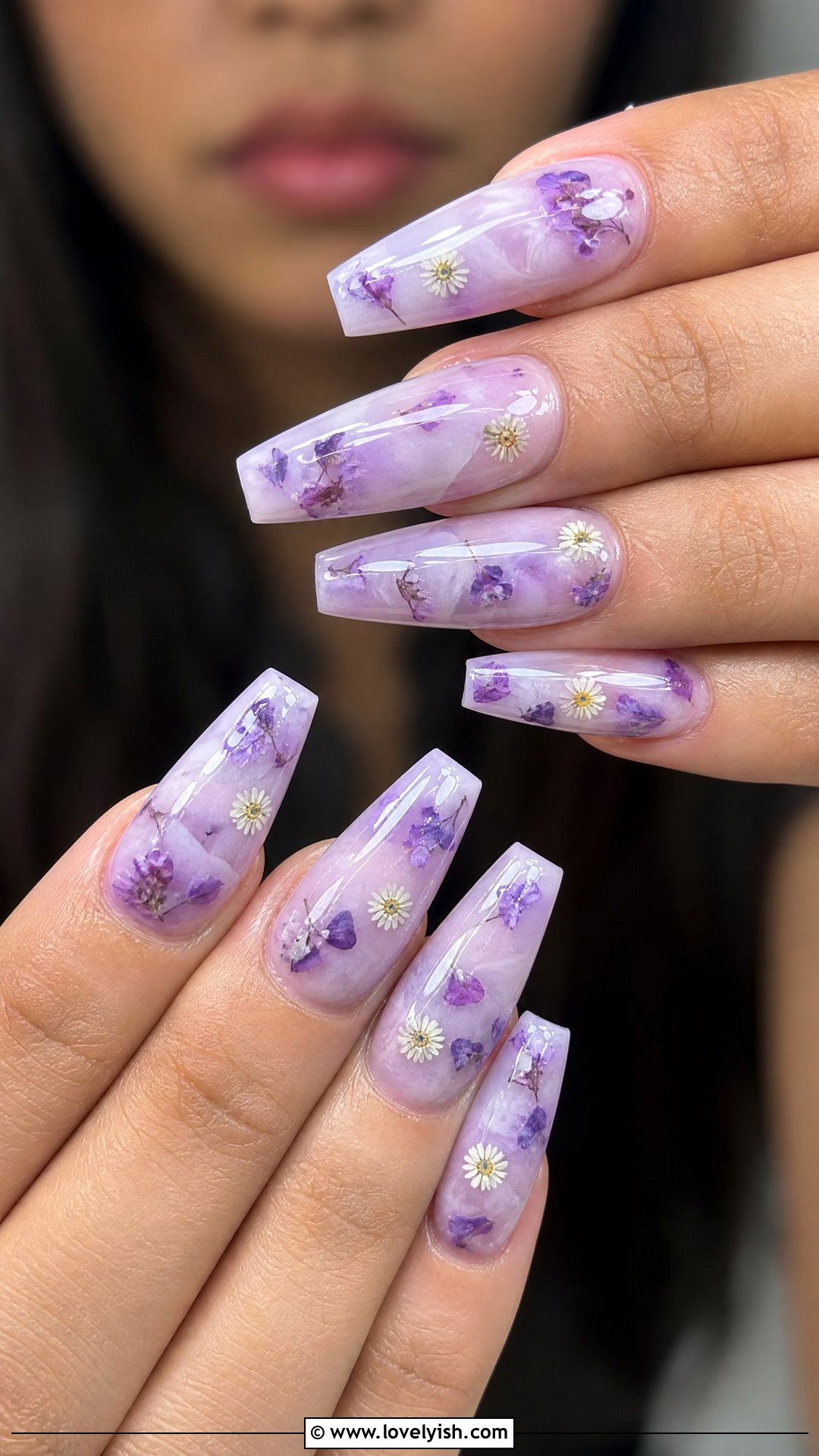 Lavender Milk Bath Nails - 50 milk bath nails - 50 milk bath nails