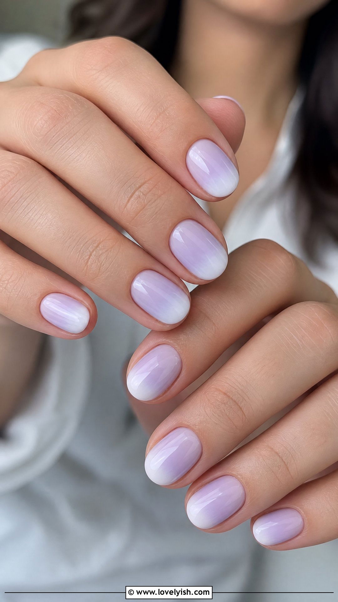 Lavender Ombre Nails - 25 beginner nail designs - 25 beginner nail designs