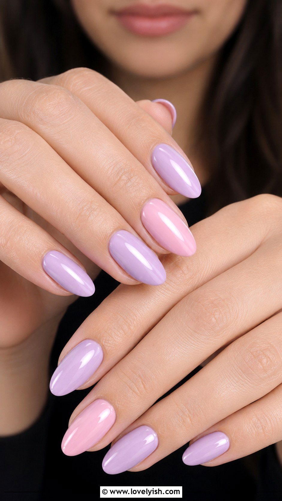 Lavender and Ballet Pink Nails - 50 balletcore nails - 50 balletcore nails