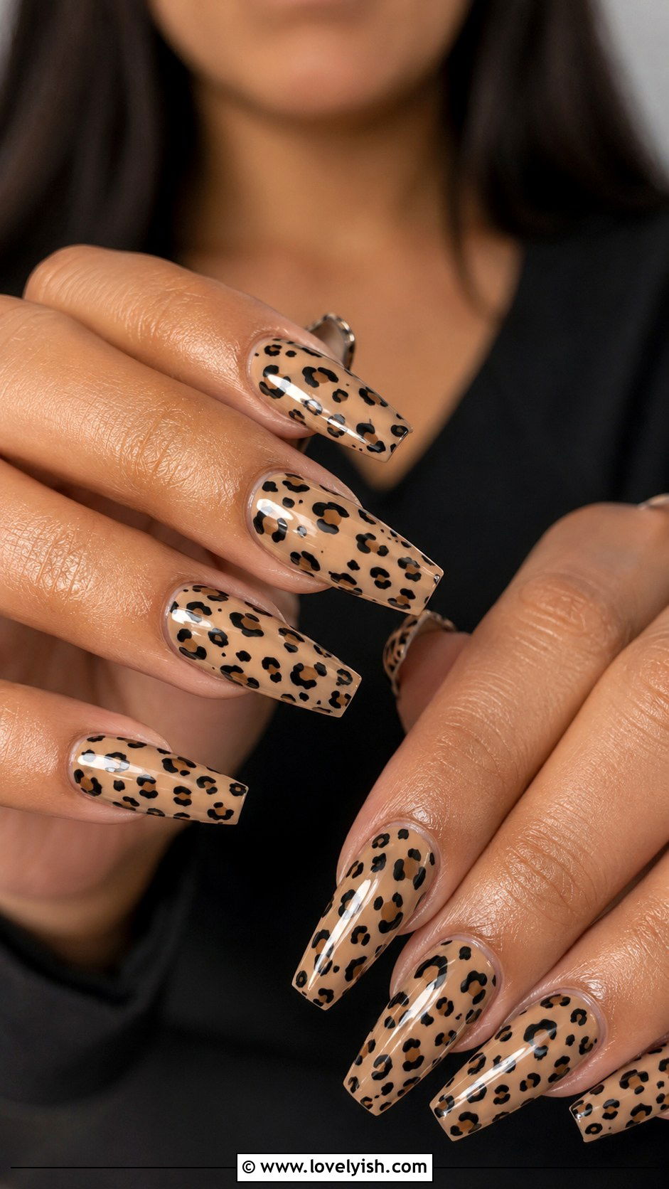 Leopard Print Gel X Nails - 25 gel x nail designs - 25 gel x nail designs