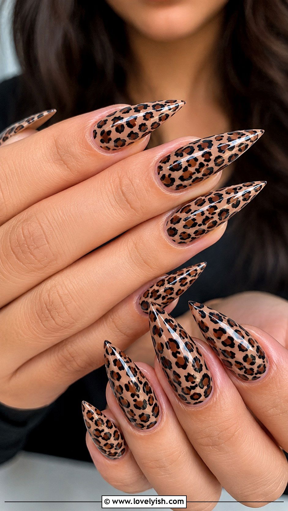 Leopard Print Nail Art - 50 diy nail art - 50 diy nail art