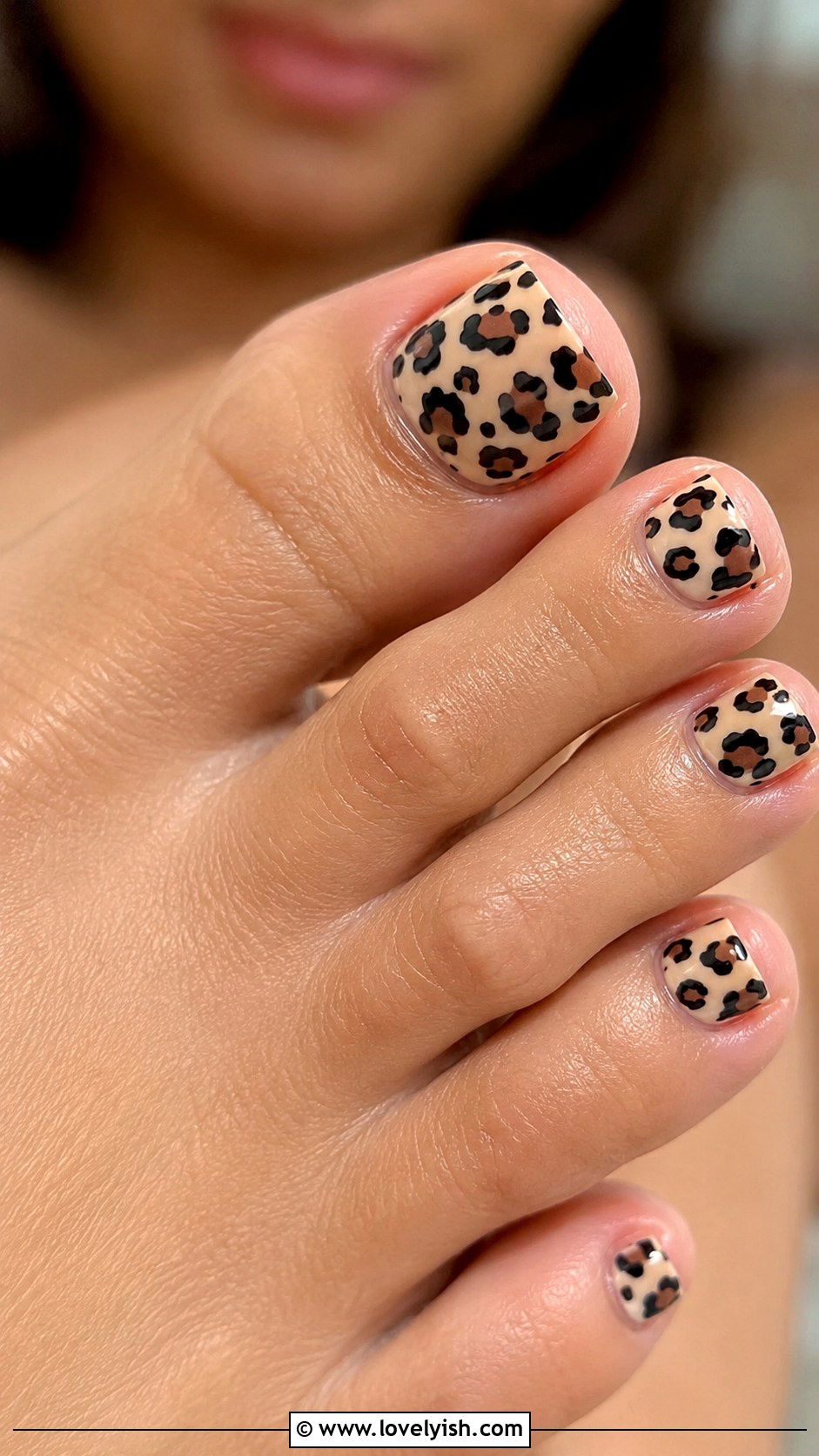 Leopard Print Pedicure - 50 summer pedicure - 50 summer pedicure