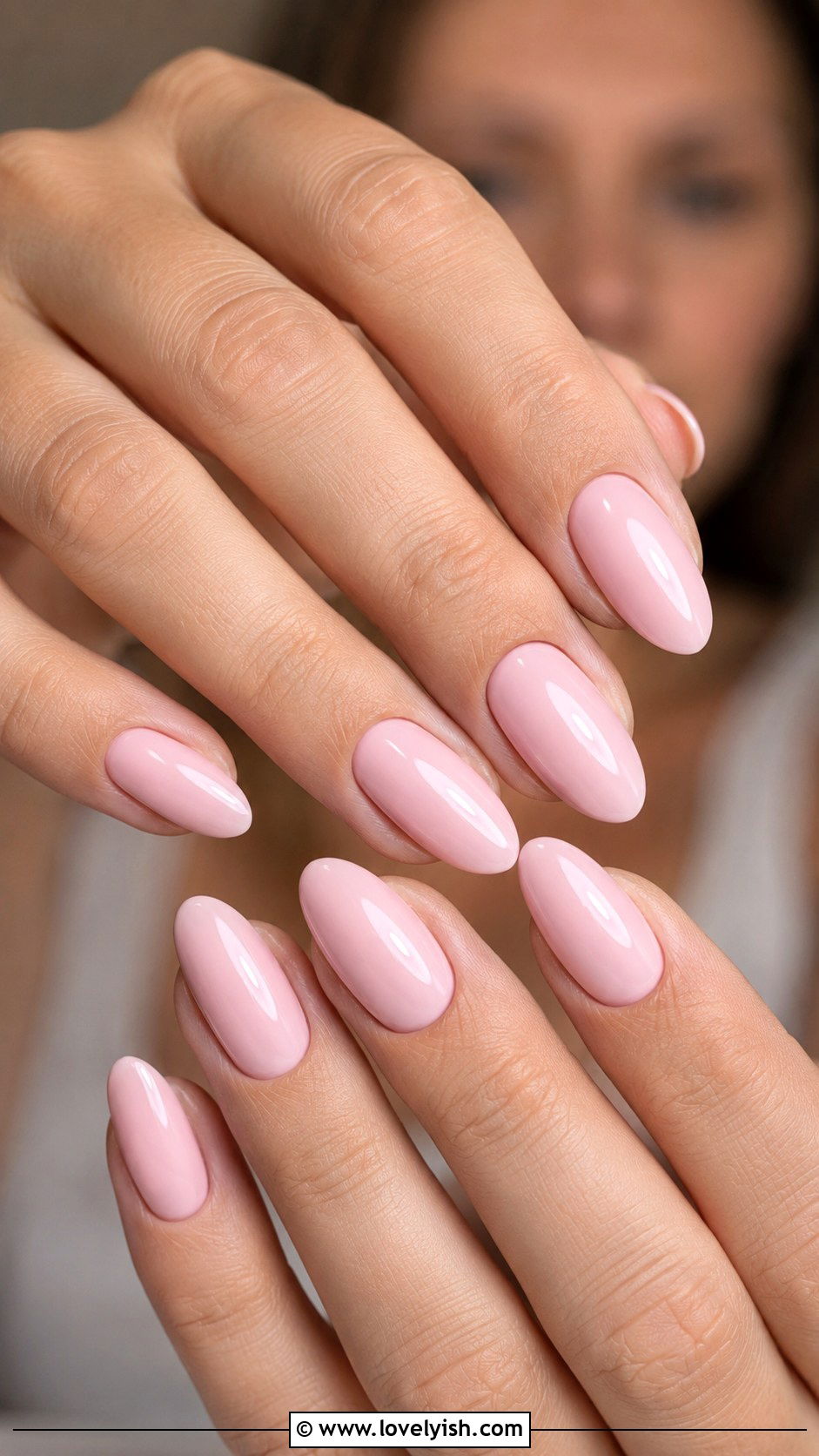 Light Pink Glossy Nails - 50 light pink nails - 50 light pink nails