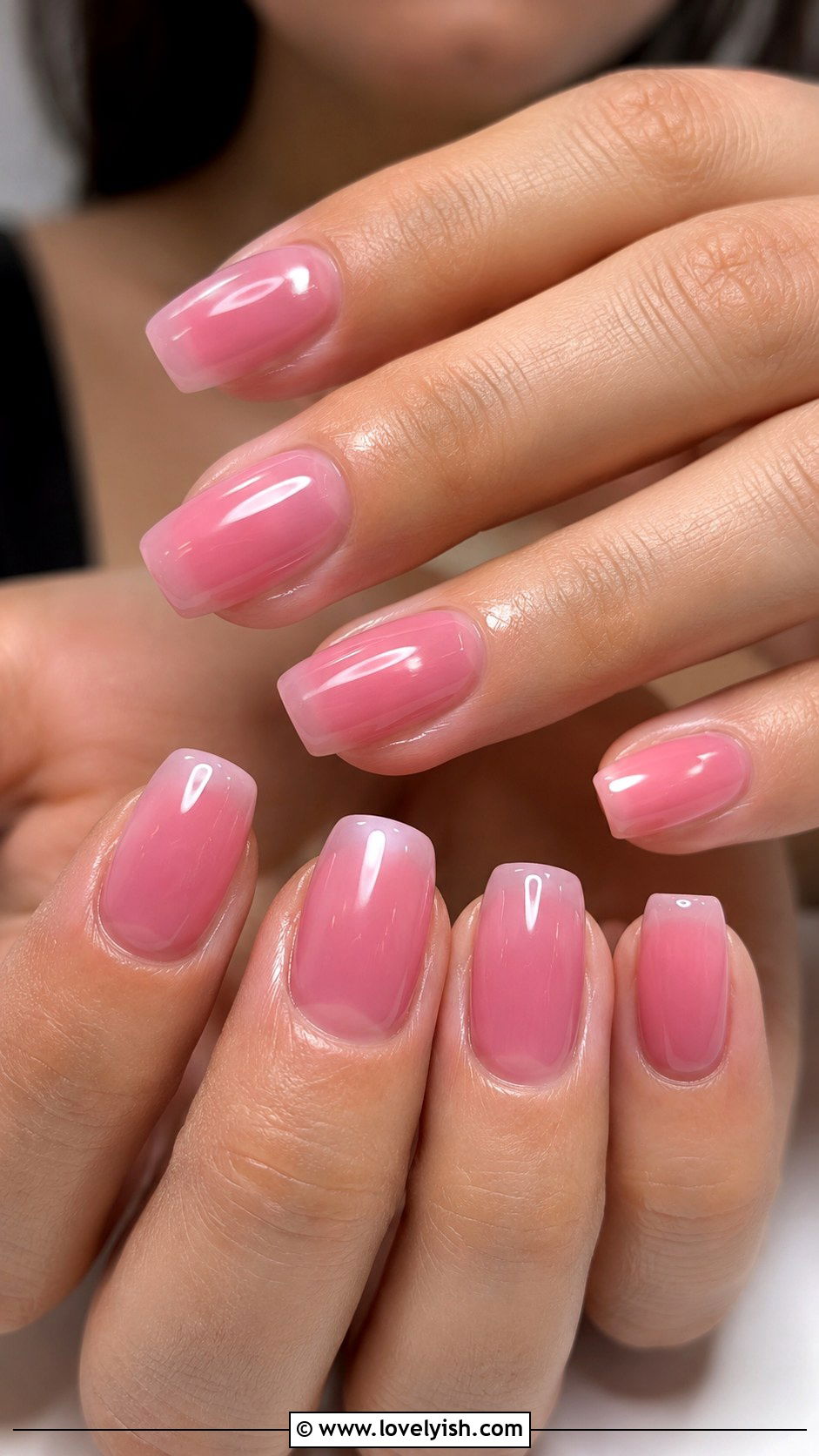 Light Pink Jelly Nails - 50 light pink nails - 50 light pink nails