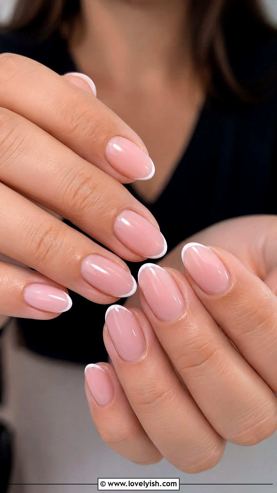 Light Pink Micro French Nails - 50 light pink nails - 50 light pink nails