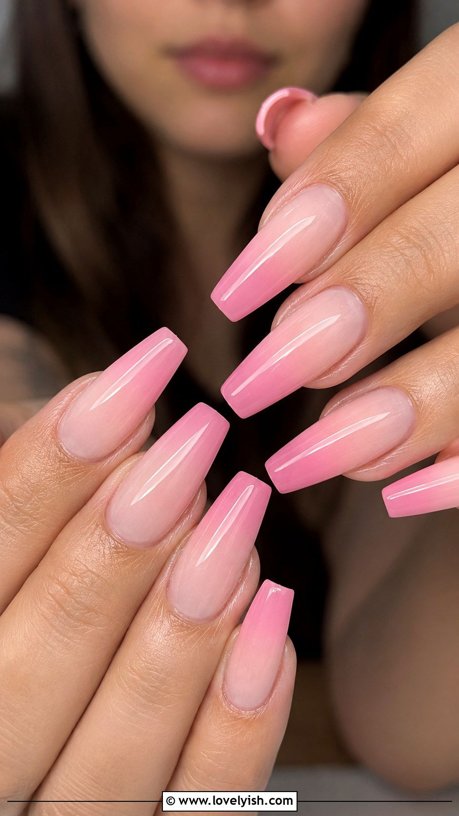 Light Pink Ombre Nails - 50 light pink nails - 50 light pink nails