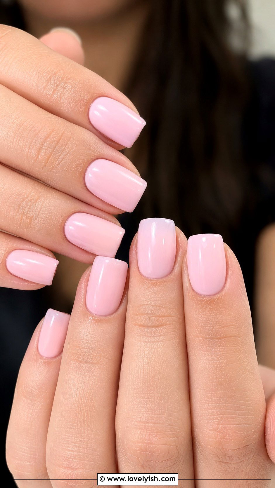 Light Pink Square Nails - 50 light pink nails - 50 light pink nails