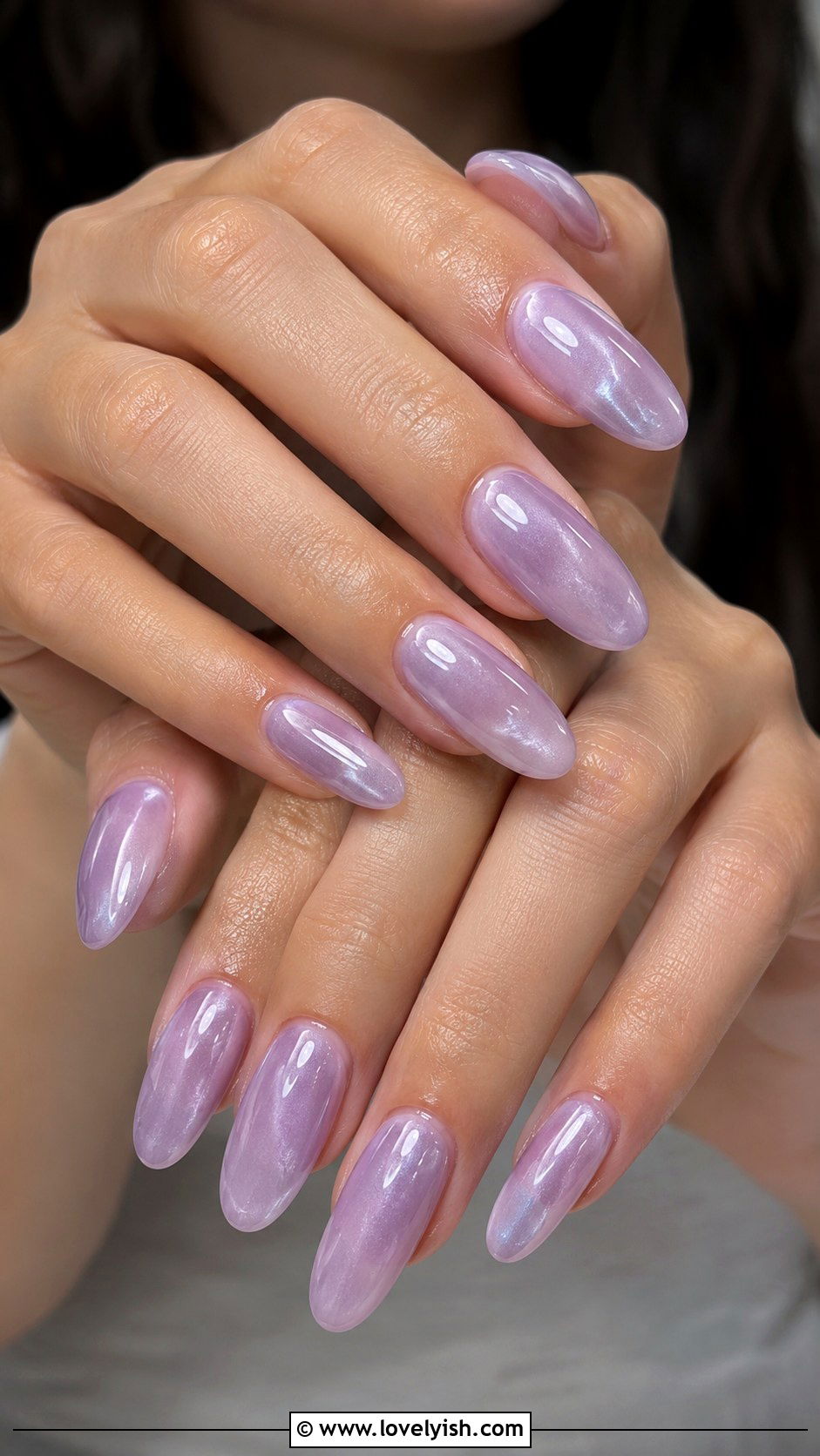 Lilac Jelly Nails - 50 jelly nails - 50 jelly nails