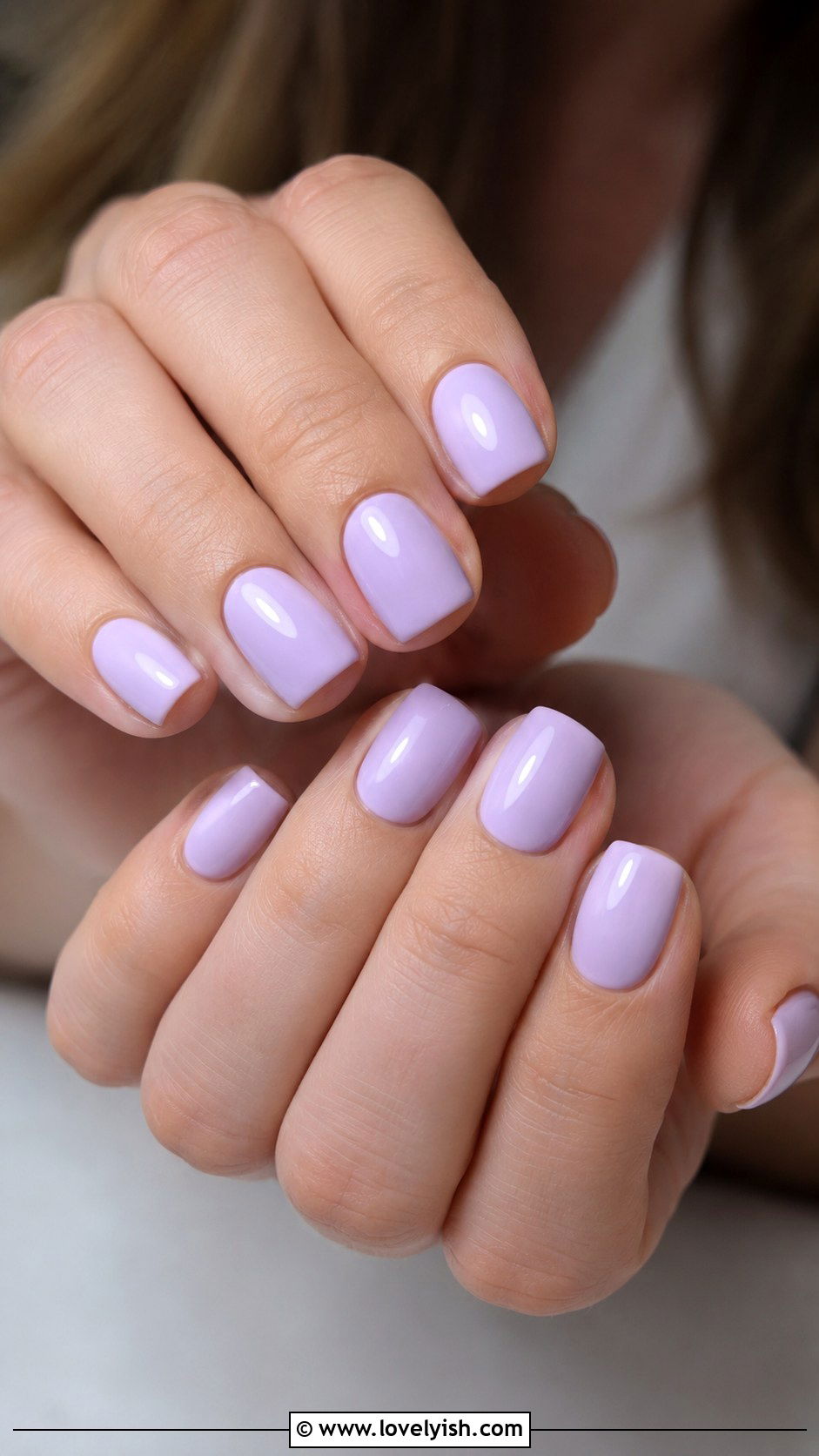 Lilac Pastel Gel X Nails - 50 gel x nails - 50 gel x nails