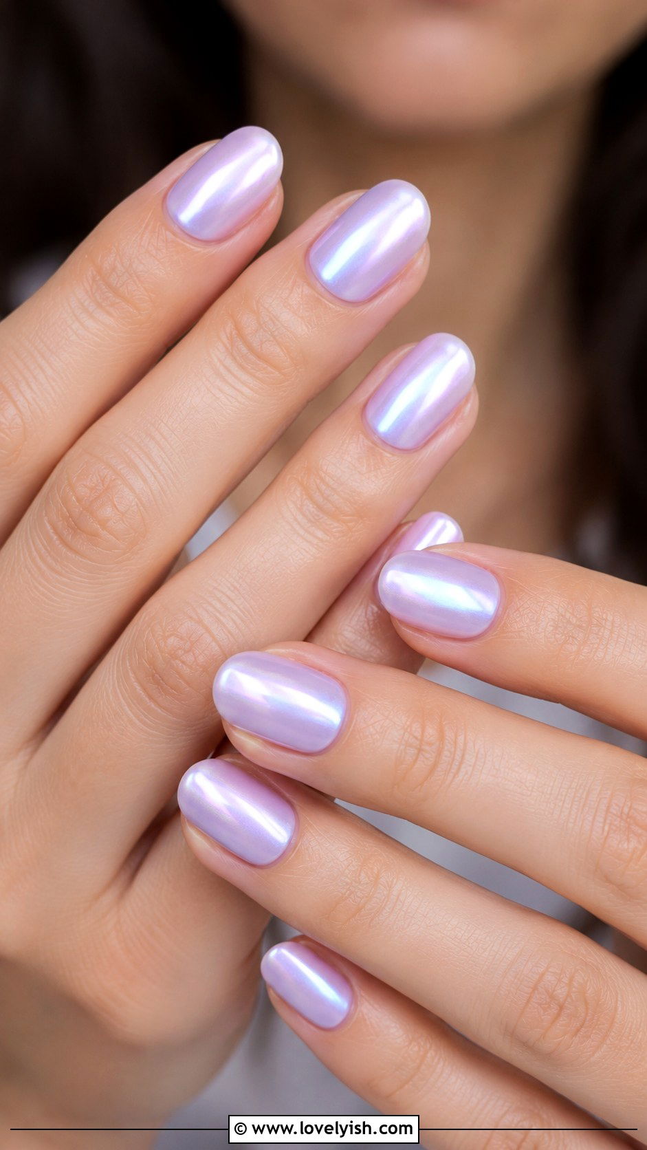 Lilac Pearl Nails - 42 purple nail designs - 42 purple nail designs