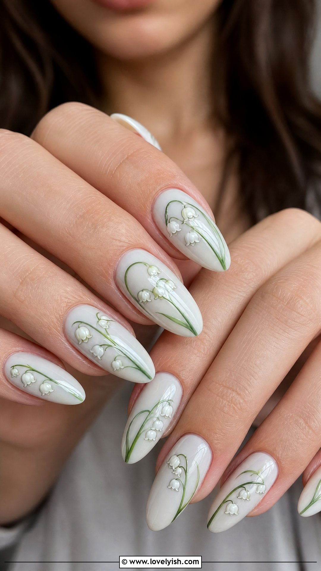 Lily Of The Valley Nails - 50 flower nails - 50 flower nails