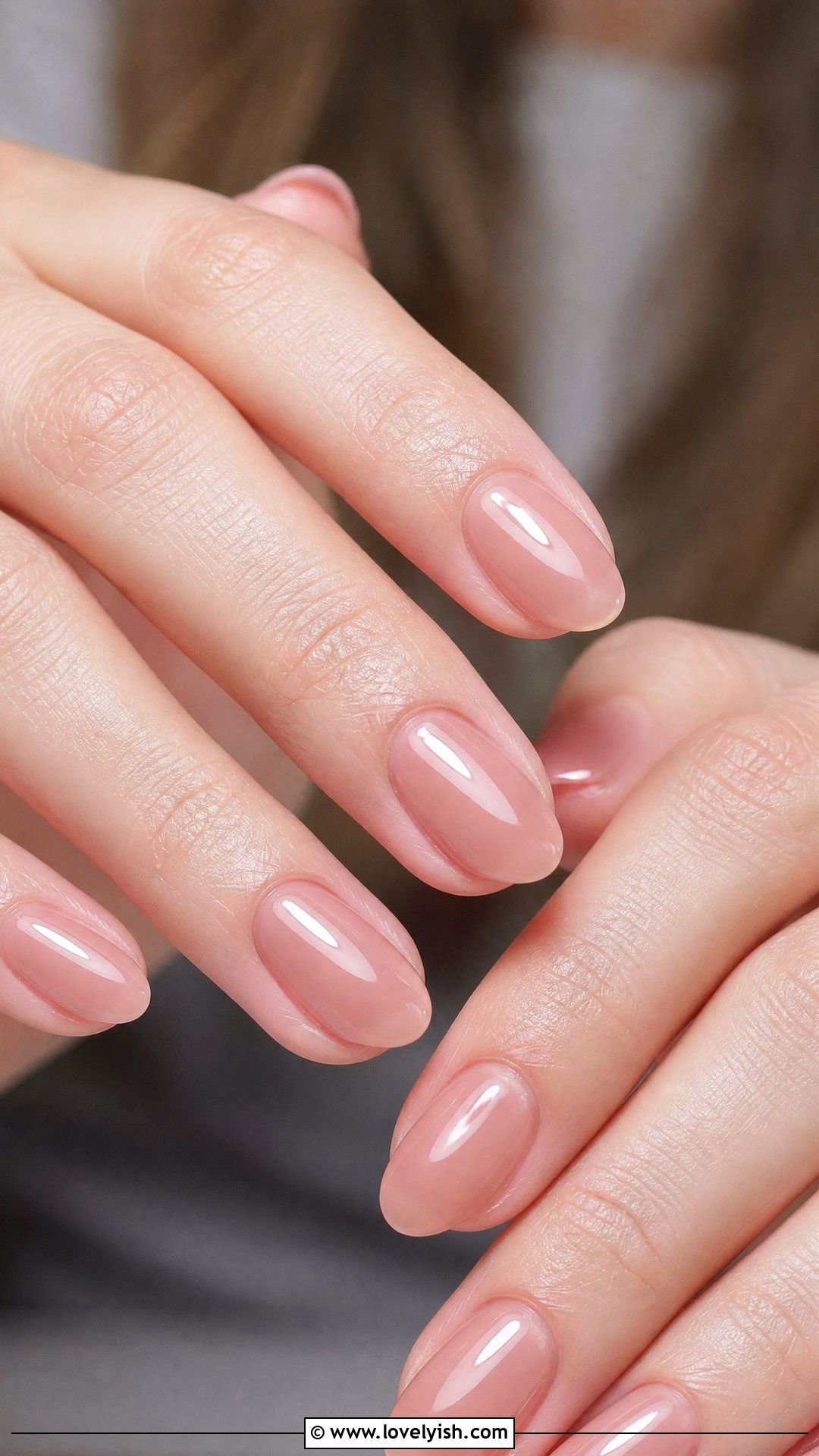 Lipgloss Nude Nails - 50 popular nail designs - 50 popular nail designs