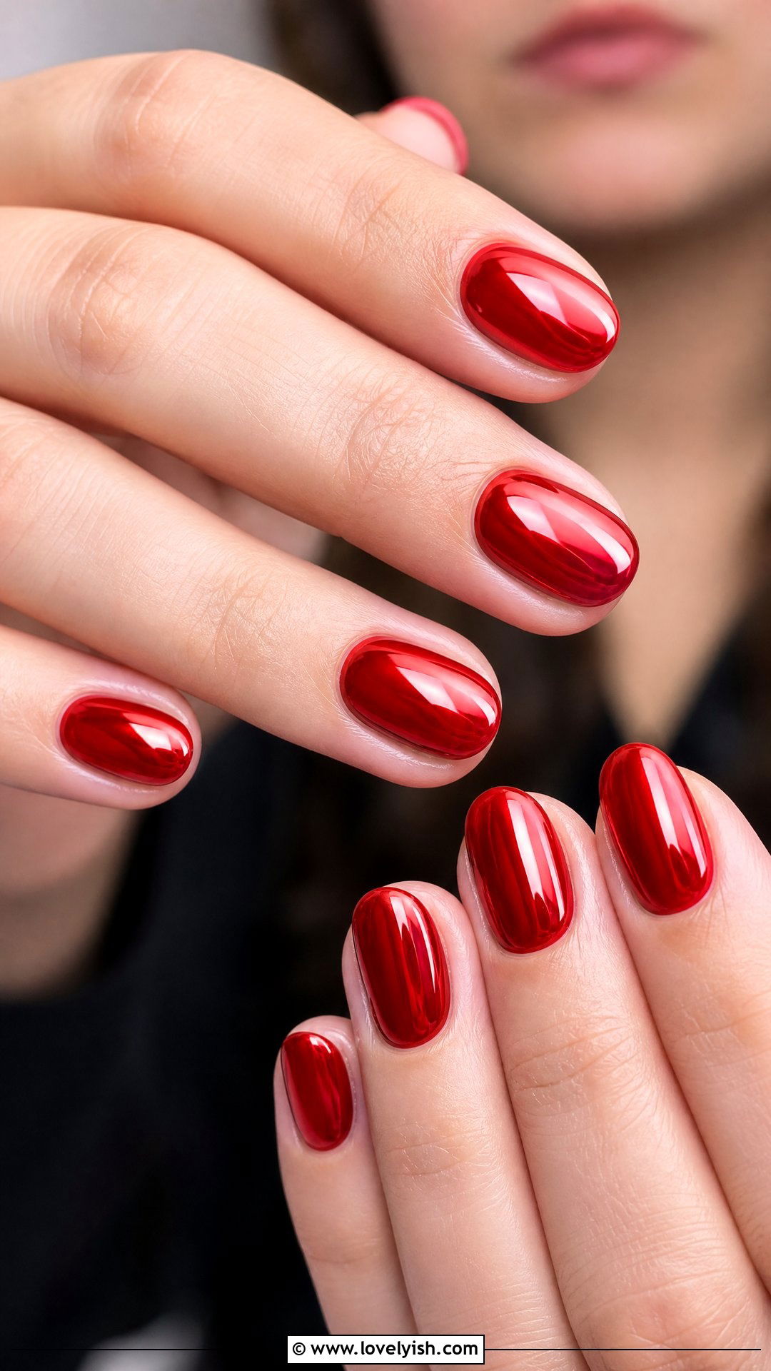 Lipstick Red Mirror Nails - 39 nail ideas 2026 - 39 nail ideas 2026
