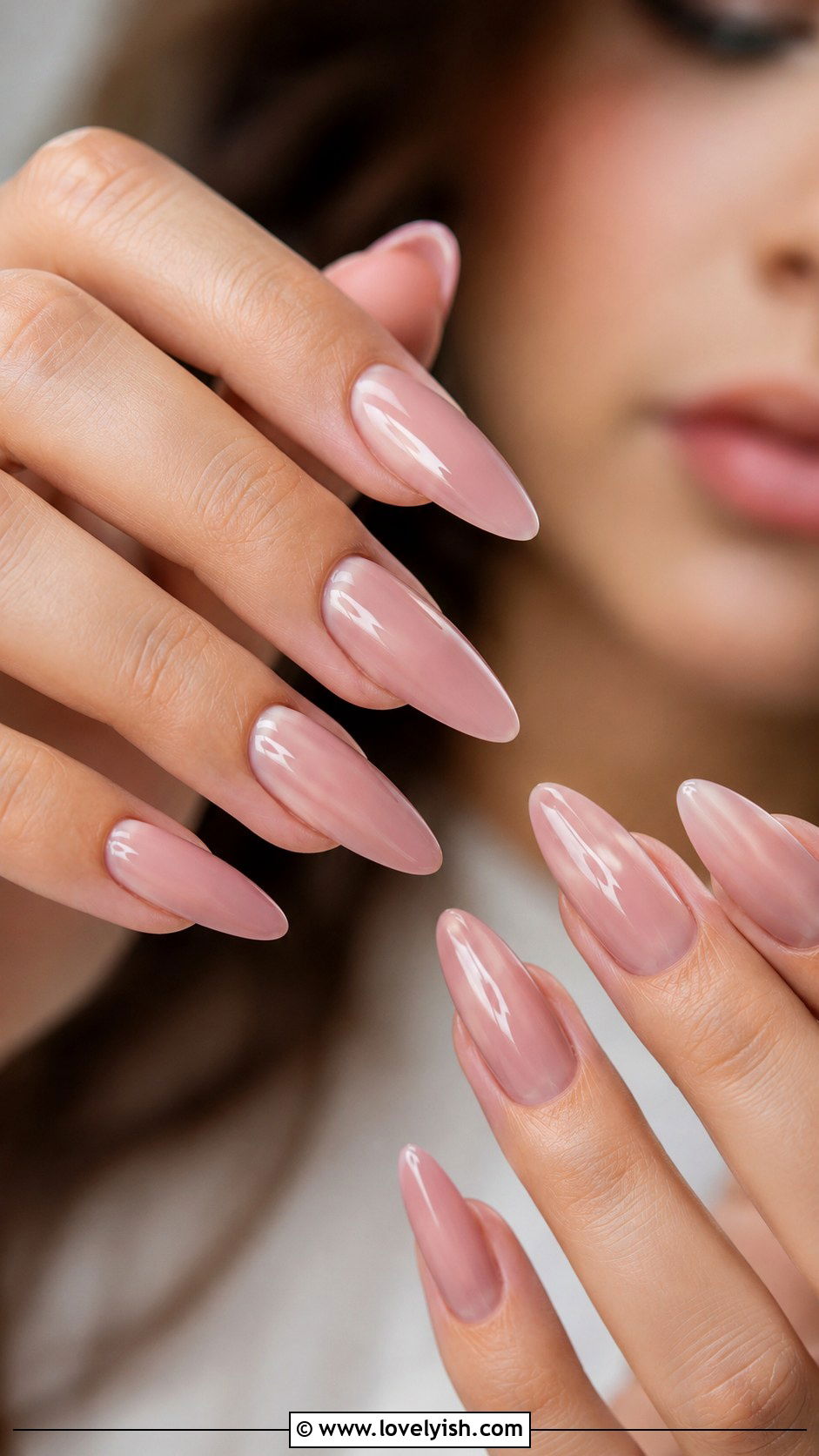 Long Almond Nail Shape - 45 nail shapes - 45 nail shapes
