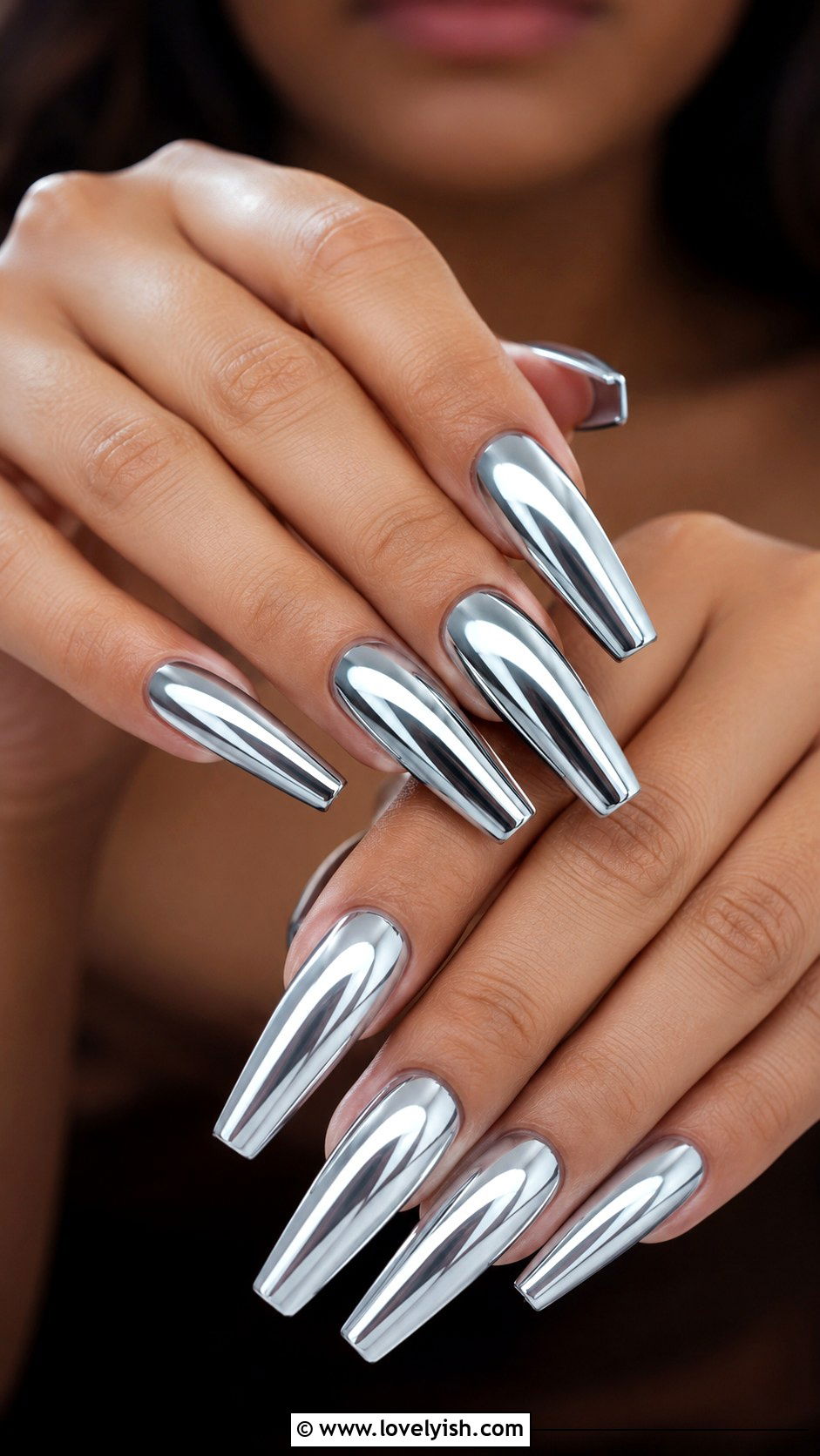 Long Coffin Nail Shape - 45 nail shapes - 45 nail shapes