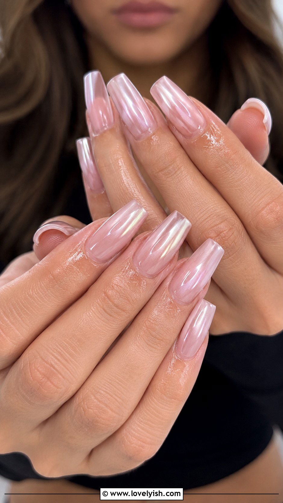 Long Square Glazed Donut Nails - 50 long nail designs - 50 long nail designs