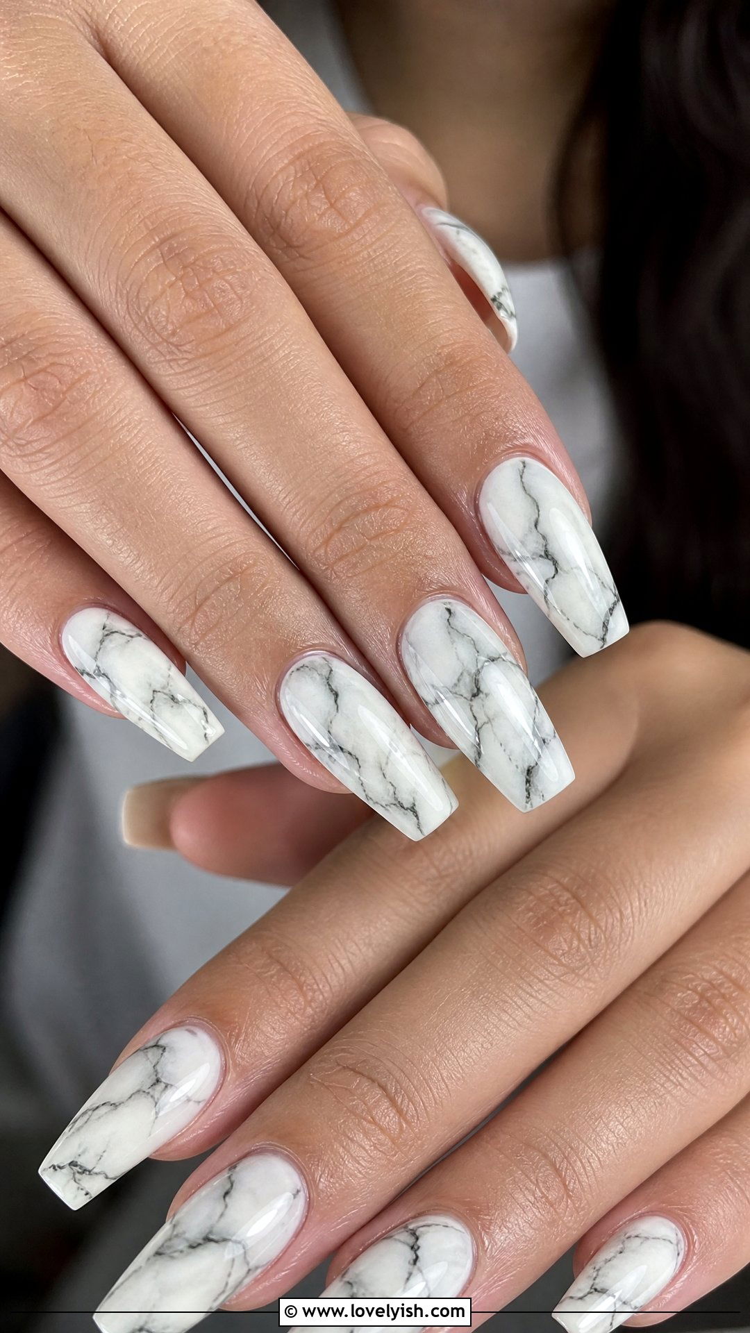 Marble Nails - 50 popular nail designs - 50 popular nail designs