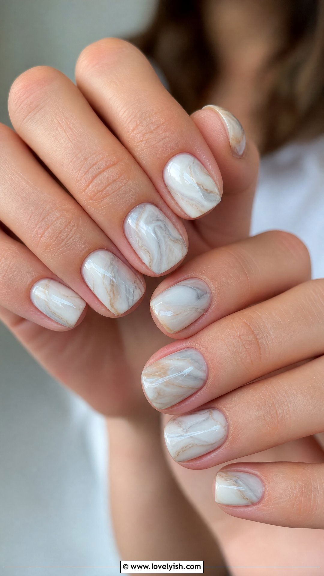 Marble Swirl Nails - 39 nail ideas 2026 - 39 nail ideas 2026