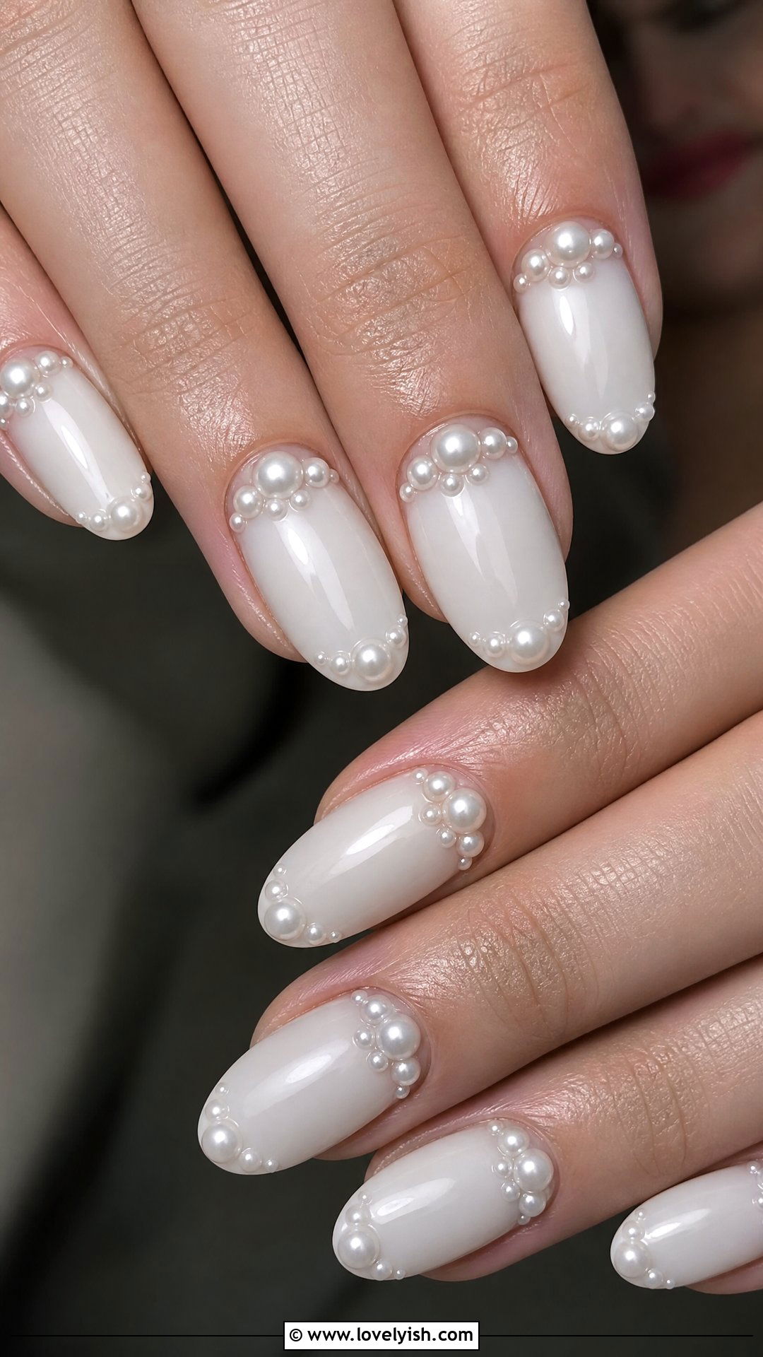 Marble White Nails - 38 white nail designs - 38 white nail designs