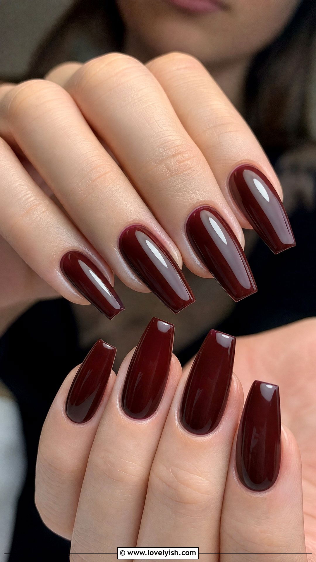 Maroon Nails - 49 nail colors - 49 nail colors