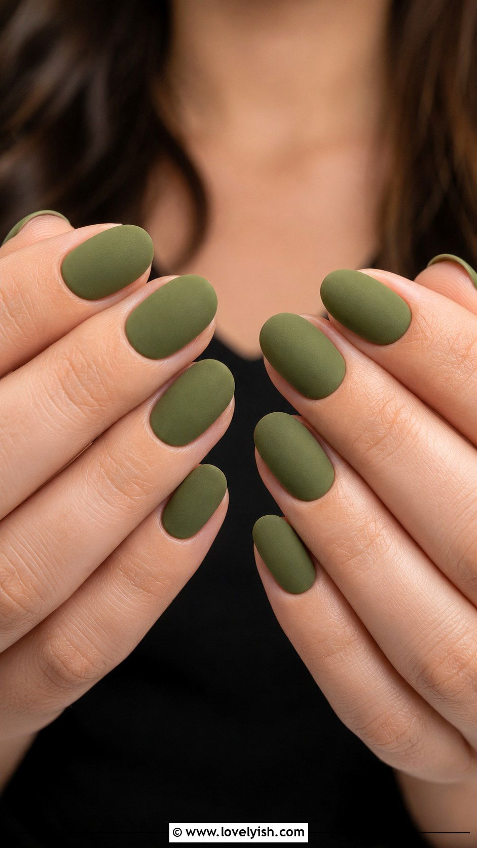 Matcha Green Velvet Matte Nails - 25 trendy nail designs - 25 trendy nail designs