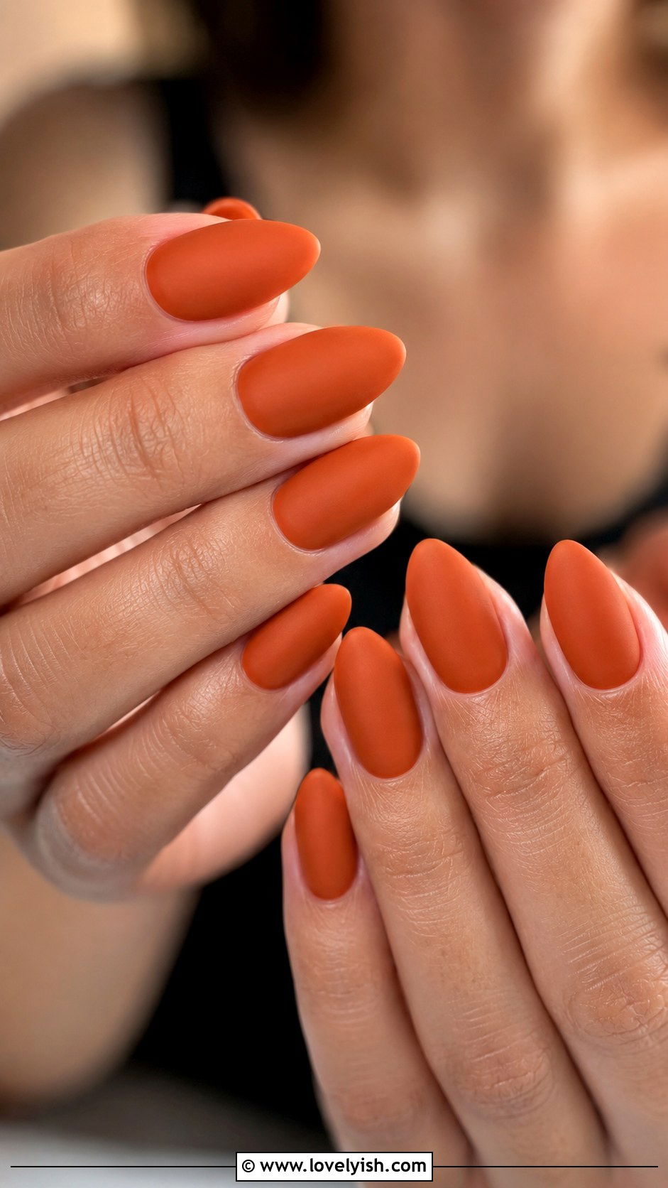 Matte Burnt Orange Nails - 50 matte nails - 50 matte nails