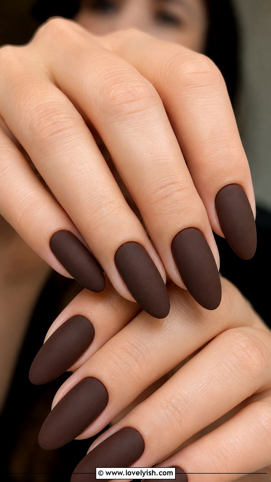 Matte Chocolate Brown Nails - 50 matte nails - 50 matte nails