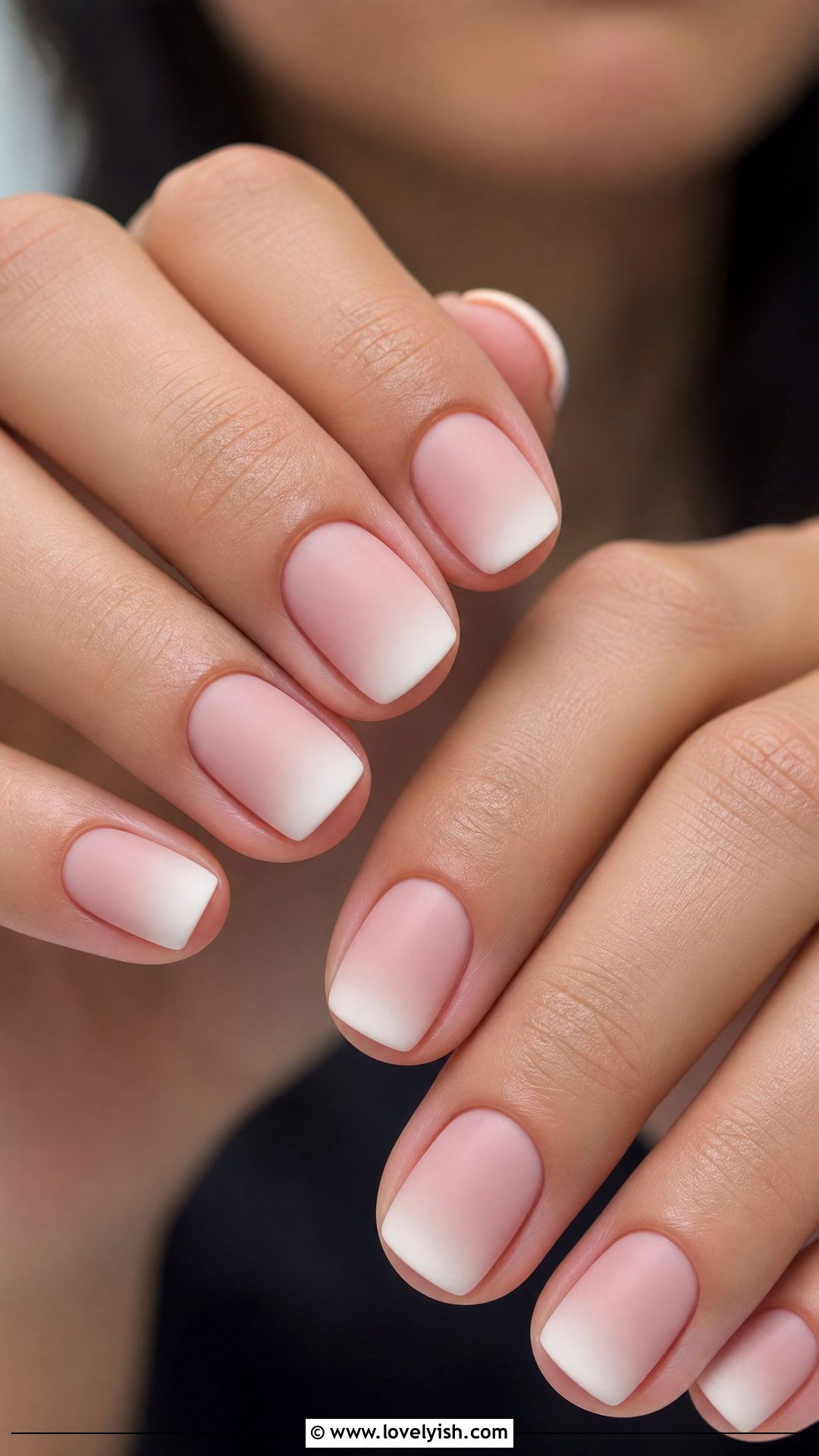 Matte French Ombre Nails - 50 french ombre nails - 50 french ombre nails