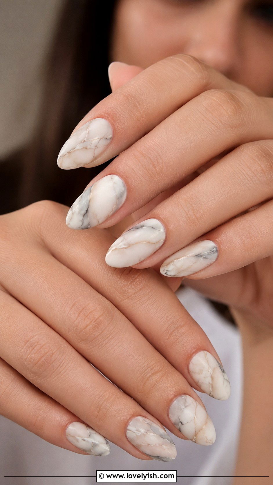 Matte Marble Nails - 25 matte nail designs - 25 matte nail designs